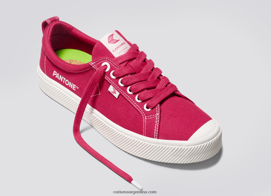 Cariuma D6DR8X251mujer pantone viva magenta/lienzo blanquecino
