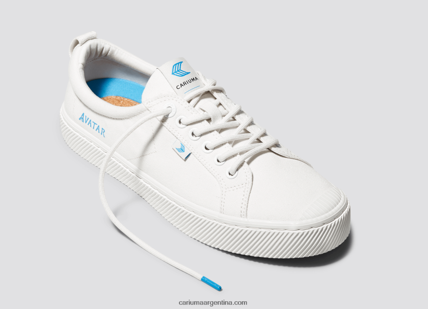 Cariuma D6DR8X258mujer avatar lienzo blanco roto