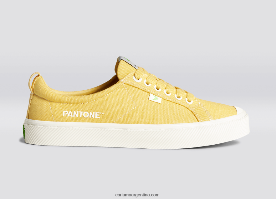Cariuma D6DR8X268mujer pantone lienzo de seda de maíz