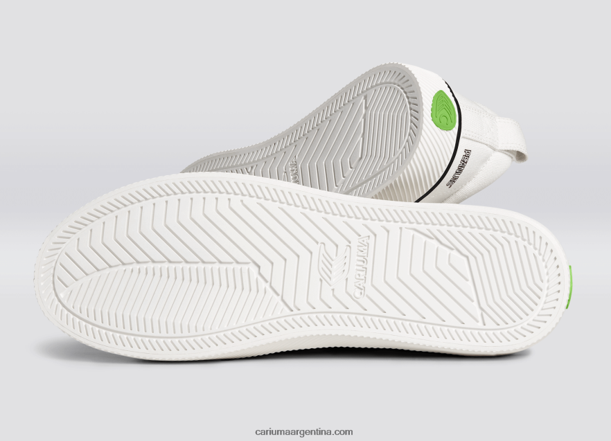 Cariuma D6DR8X299mujer lienzo blanco roto tierra de cacahuetes
