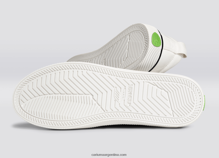 Cariuma D6DR8X300mujer lienzo blanco roto cacahuetes surf