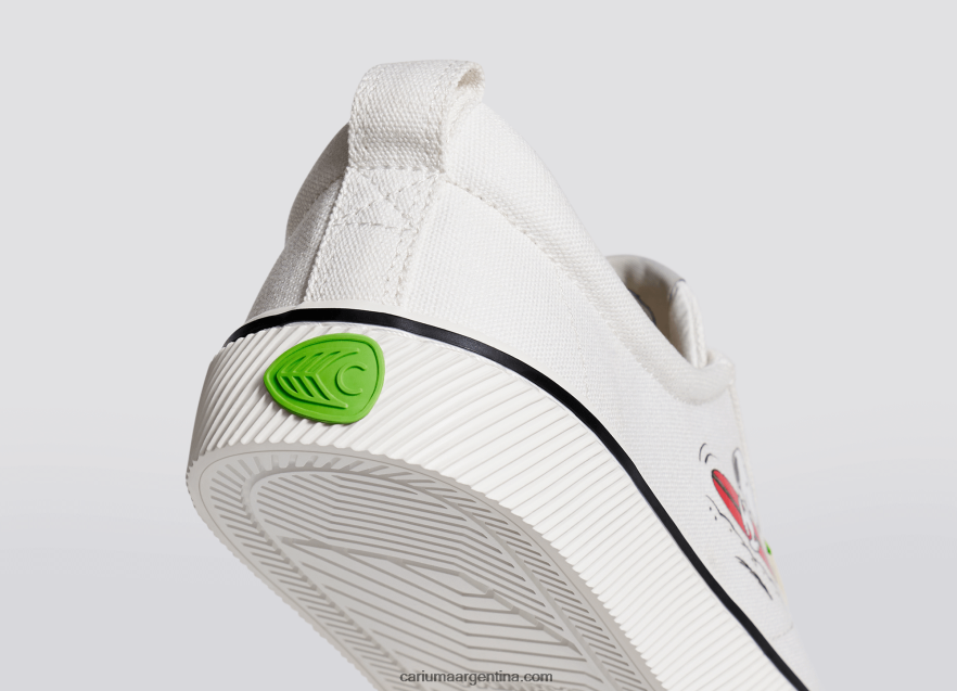 Cariuma D6DR8X300mujer lienzo blanco roto cacahuetes surf