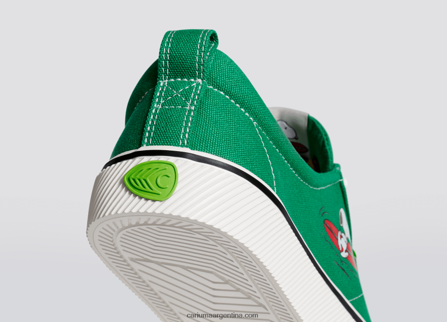 Cariuma D6DR8X301mujer lona verde surf cacahuetes