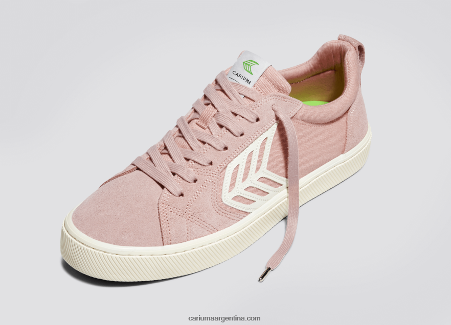 Cariuma D6DR8X371mujer pie izquierdo (zapato único)-rosa/marfil