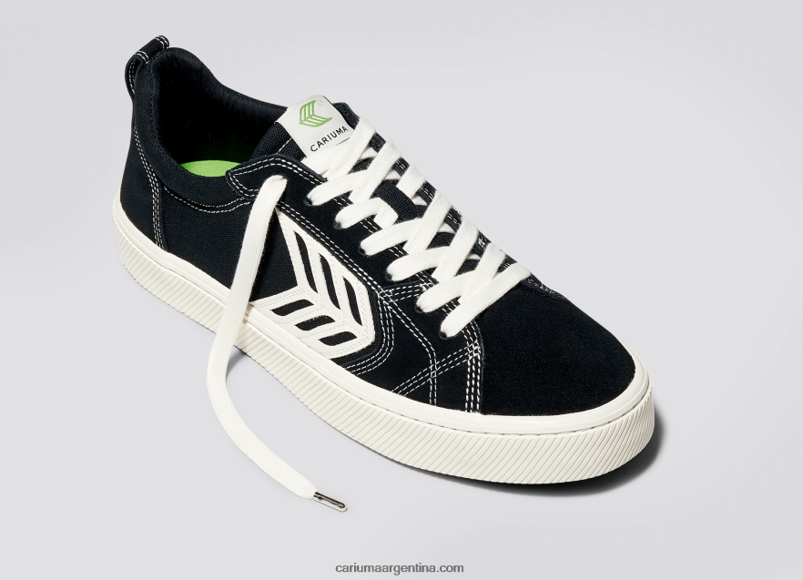Cariuma D6DR8X374mujer pie derecho (zapato único)-contraste negro/marfil