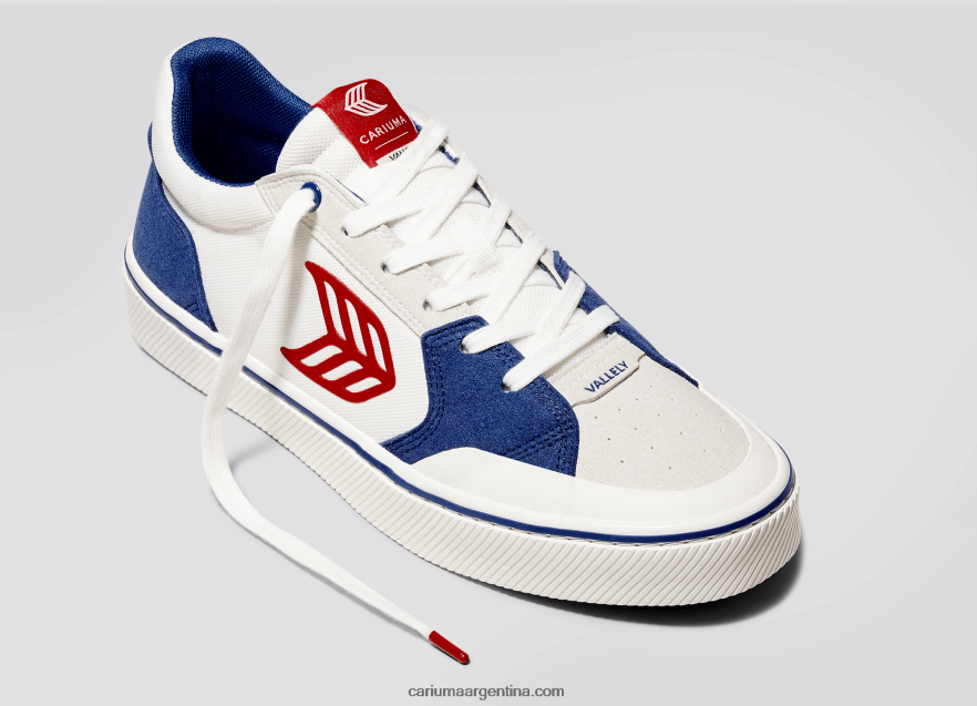 Cariuma D6DR8X340mujer azul y blanquecino/rojo